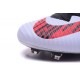 Nike Hombre Mercurial Superfly 5 FG - Botas de Futbol Blanco Rojo