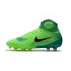 Nuevas 2017 Zapatos de Futbol Nike Magista Obra II FG - Verde Negro