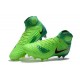 Nuevas 2017 Zapatos de Futbol Nike Magista Obra II FG - Verde Negro