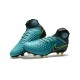 Nuevas 2017 Zapatos de Futbol Nike Magista Obra II FG - Azul Negro