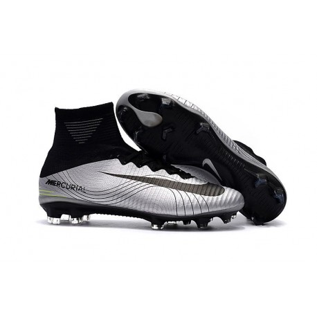 Nike Mercurial Superfly 5 FG ACC Tacos de Futbol - Metal Negro