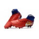 Nuevas 2017 Zapatos de Futbol Nike Magista Obra II FG - Barcelona Rojo