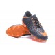 Botas de fútbol de hombre Nike Hypervenom Phantom FG Negro Naranja