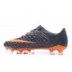 Botas de fútbol de hombre Nike Hypervenom Phantom FG Negro Naranja