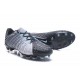 Nike Hypervenom Phantom 3 FG Zapatos de Futbol - Gris Negro