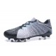 Nike Hypervenom Phantom 3 FG Zapatos de Futbol - Gris Negro