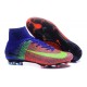 Nike Hombre Mercurial Superfly 5 FG - Botas de Futbol Rojo Azul Verde