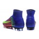 Nike Hombre Mercurial Superfly 5 FG - Botas de Futbol Rojo Azul Verde