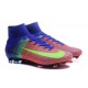 Nike Hombre Mercurial Superfly 5 FG - Botas de Futbol Rojo Azul Verde