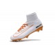 Nuevo Botas de Futbol Nike Mercurial Superfly V FG Blanco Naranja