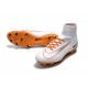 Nuevo Botas de Futbol Nike Mercurial Superfly V FG Blanco Naranja