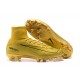 Nuevo Botas de Futbol Nike Mercurial Superfly V FG Oro CR7