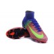 Nike Hombre Mercurial Superfly 5 FG - Botas de Futbol Rojo Azul Verde