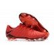 Nike Hypervenom Phantom 3 FG Zapatos de Futbol - Rojo Negro
