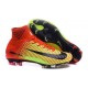 Nike Mercurial Superfly V FG - Botas de fútbol para hombre Verde Rojo Negro