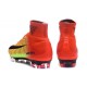 Nike Mercurial Superfly V FG - Botas de fútbol para hombre Verde Rojo Negro