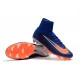 Nuevo Botas de Futbol Nike Mercurial Superfly V FG Azul Naranja
