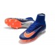Nuevo Botas de Futbol Nike Mercurial Superfly V FG Azul Naranja