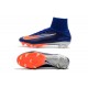 Nuevo Botas de Futbol Nike Mercurial Superfly V FG Azul Naranja