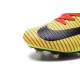 Nike Mercurial Superfly V FG - Botas de fútbol para hombre Verde Rojo Negro