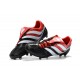 adidas Predator Precision FG Zapatos de Futbol - Negro Blanco Rojo