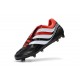 adidas Predator Precision FG Zapatos de Futbol - Negro Blanco Rojo