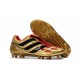 adidas Predator Precision FG Zapatos de Futbol - Oro Negro
