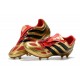 adidas Predator Precision FG Zapatos de Futbol - Oro Negro