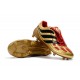 adidas Predator Precision FG Zapatos de Futbol - Oro Negro