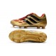 adidas Predator Precision FG Zapatos de Futbol - Oro Negro