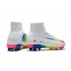 Nuevo Botas de Futbol Nike Mercurial Superfly V FG Blanco Vistoso