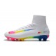 Nuevo Botas de Futbol Nike Mercurial Superfly V FG Blanco Vistoso