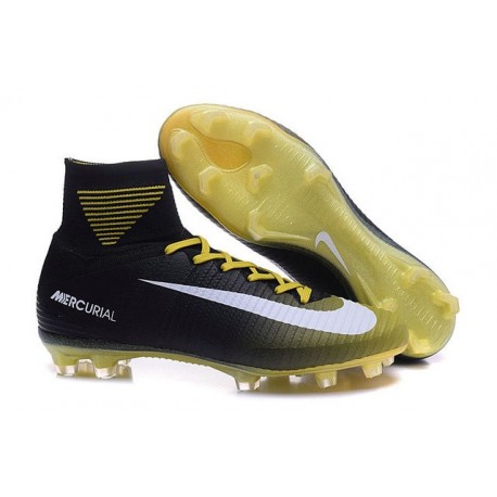 Nike Mercurial Superfly V FG - Botas de fútbol para hombre Nero Amarillo
