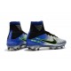 Nuevo Botas de Futbol Neymar Nike Mercurial Superfly V FG Cromo Azul