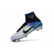 Nuevo Botas de Futbol Neymar Nike Mercurial Superfly V FG Cromo Azul