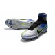 Nuevo Botas de Futbol Neymar Nike Mercurial Superfly V FG Cromo Azul
