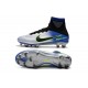 Nuevo Botas de Futbol Neymar Nike Mercurial Superfly V FG Cromo Azul