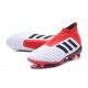 Botas de Futbol Nuevo Adidas Predator 18+ FG - Blanco Rojo Negro