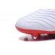 Botas de Futbol Nuevo Adidas Predator 18+ FG - Blanco Rojo Negro