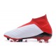 Botas de Futbol Nuevo Adidas Predator 18+ FG - Blanco Rojo Negro