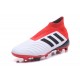 Botas de Futbol Nuevo Adidas Predator 18+ FG - Blanco Rojo Negro