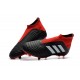 Botas de Futbol Nuevo Adidas Predator 18+ FG - Negro Rojo Blanco