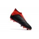 Botas de Futbol Nuevo Adidas Predator 18+ FG - Negro Rojo Blanco