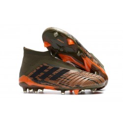Botas de Futbol Nuevo Adidas Predator 18+ FG - Verde Naranja