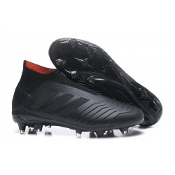 Botas de Futbol Nuevo Adidas Predator 18+ FG - Negro