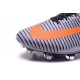 Botas de Fútbol Nike Mercurial Superfly V FG Blanco Negro Naranja