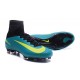 Nike Mercurial Superfly V FG - Botas de fútbol para hombre Azul Amarillo