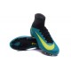 Nike Mercurial Superfly V FG - Botas de fútbol para hombre Azul Amarillo