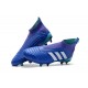 Botas de Futbol Nuevo Adidas Predator 18+ FG - Azul Blanco
