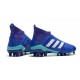 Botas de Futbol Nuevo Adidas Predator 18+ FG - Azul Blanco